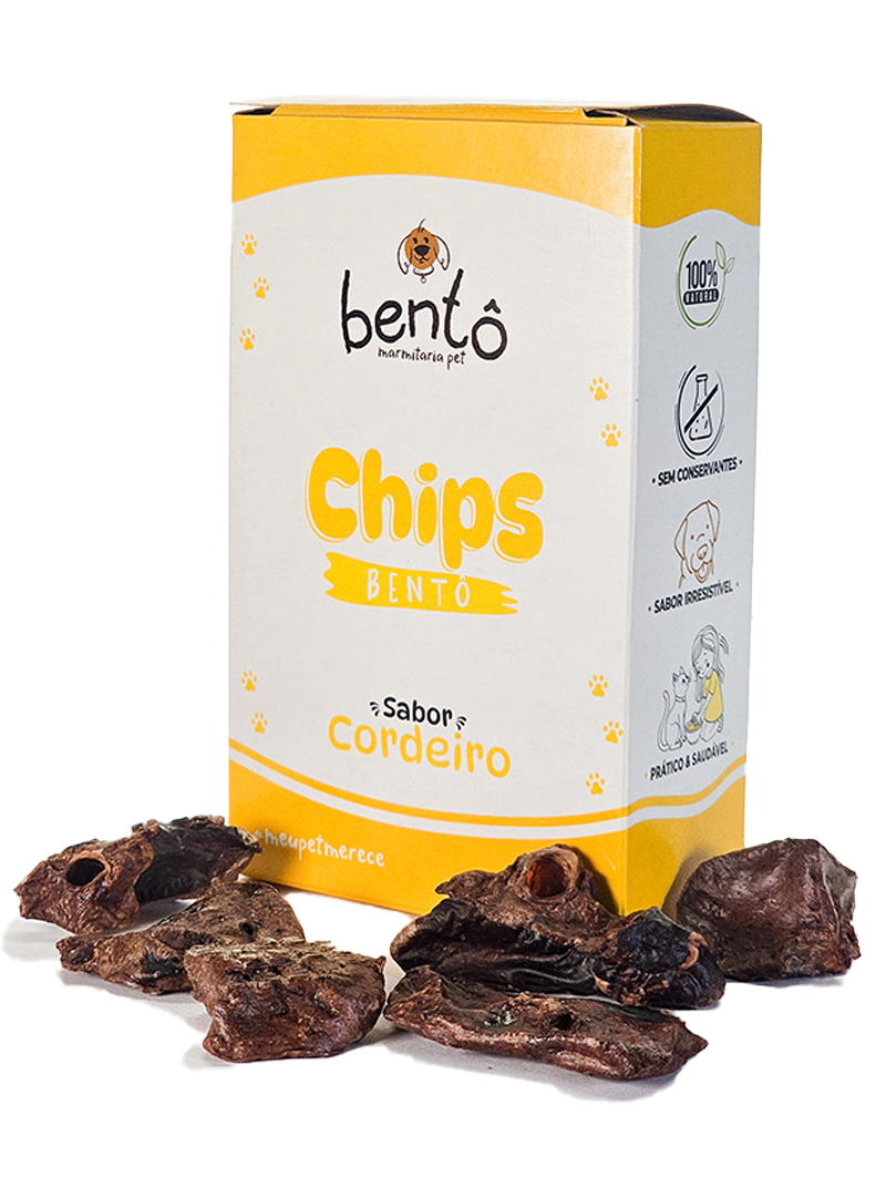 Fígado de cordeiro desidratado Bentô - Alimento natural e saudável para pets