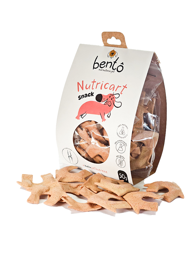 Biscoito Snack natural de colageno para pets - Bentô