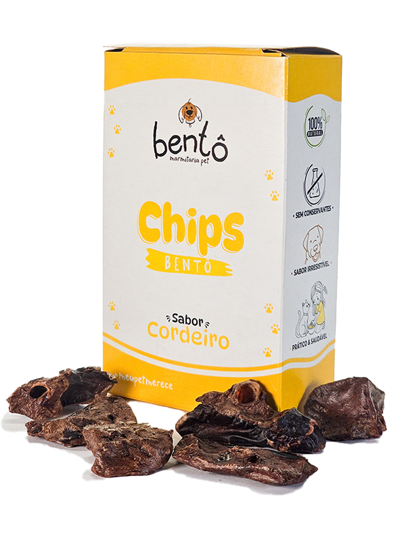 Fígado de cordeiro desidratado Bentô - Alimento natural e saudável para pets